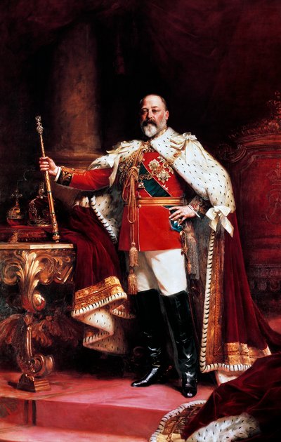 Portrét Edwarda VII (malba) od Samuel Luke Fildes