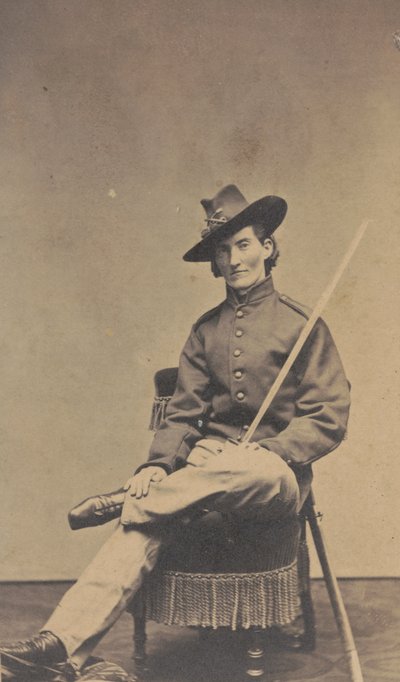 Frances Clain Clayton, kolem roku 1862 od Samuel Masury