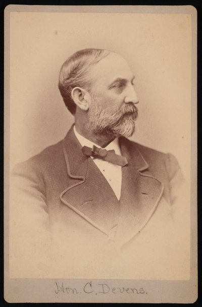 Portrét Charlese Devense 1820-1891, před rokem 1891. od Samuel Montague Fassett