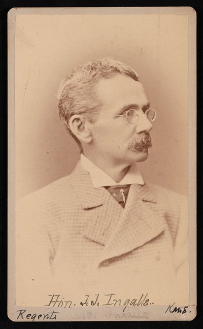 Portrét Johna Jamese Ingallse 1833-1900, mezi 1876 a 1880. od Samuel Montague Fassett