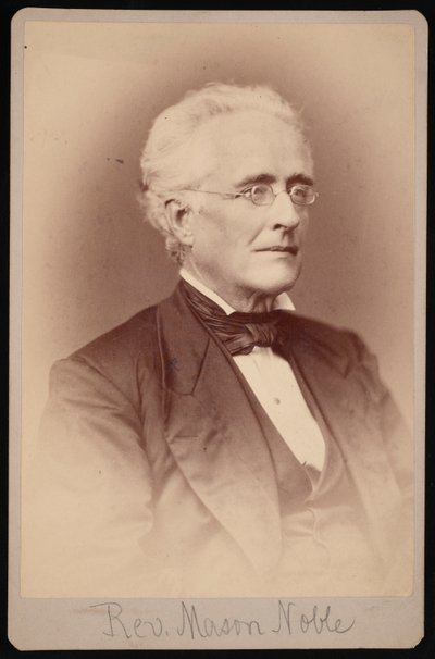 Portrét reverenda Masona Noble 1809-1881, mezi 1876 a 1880. od Samuel Montague Fassett