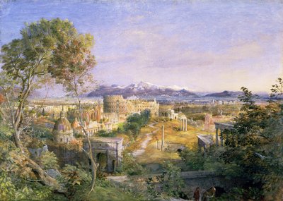 Pohled na starověký Řím, 1838 od Samuel Palmer