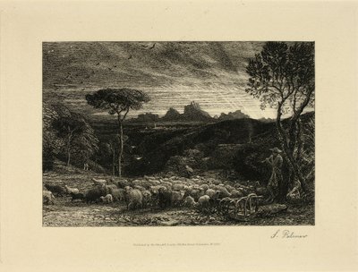 Brzy ráno od Samuel Palmer