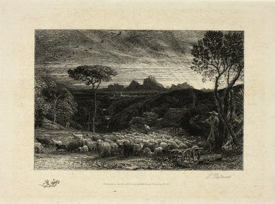 Otevření záhybu od Samuel Palmer