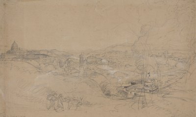 Řím ze San Spirito od Samuel Palmer