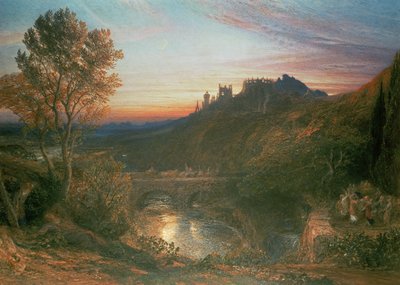Město při západu slunce od Samuel Palmer
