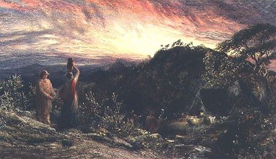 Úsvit života (akvarel a kvaš) od Samuel Palmer