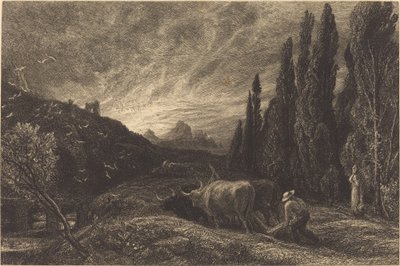 Raný oráč od Samuel Palmer