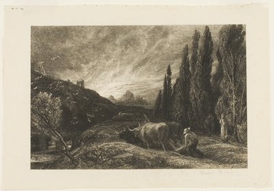 Raný oráč od Samuel Palmer