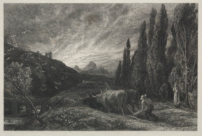 Raný oráč od Samuel Palmer