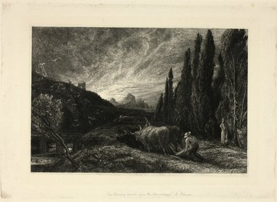 Raný oráč od Samuel Palmer