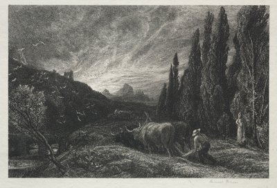 Raný oráč. od Samuel Palmer