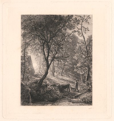 Chata pastevce od Samuel Palmer