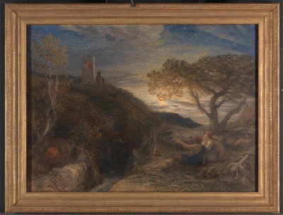 Osamělá věž od Samuel Palmer