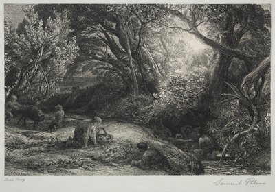Ráno života, 1860-1861. od Samuel Palmer