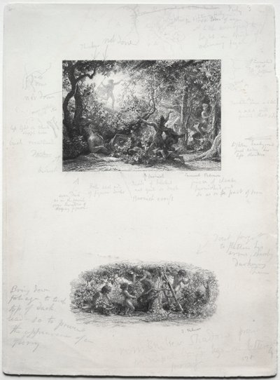 Vinná réva od Samuel Palmer