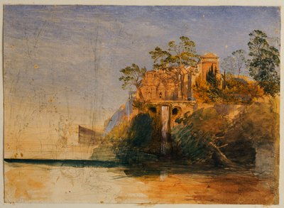 Vodní varhany, Tivoli od Samuel Palmer