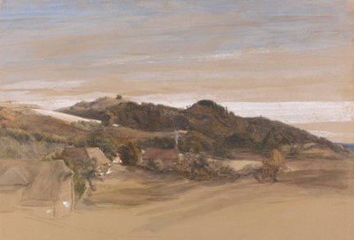 Underriver Hills, poblíž Sevenoaks, Kent, z Grounds of J. Herries, Esq. od Samuel Palmer