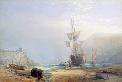 Mlhavé ráno na pobřeží Devonu, 1853 od Samuel Phillips Jackson