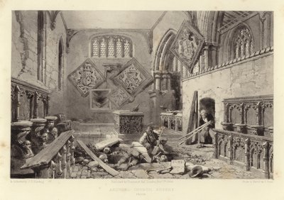Arundel Church (litotinta) od Samuel Prout