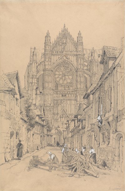 Katedrála v Beauvais od Samuel Prout