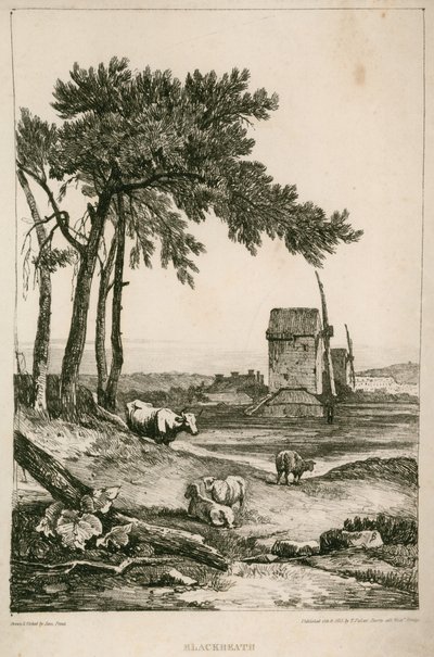 Blackheath, Londýn od Samuel Prout