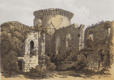 Hrad Bothwell (chromolit) od Samuel Prout