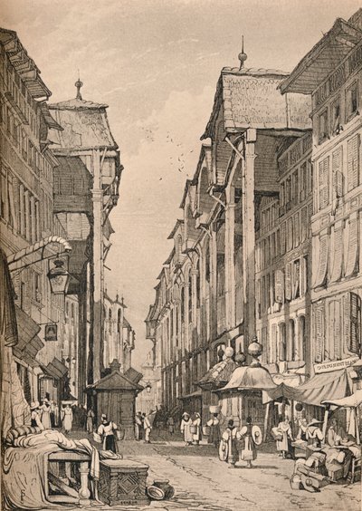 Ženeva, c1830 1915 od Samuel Prout