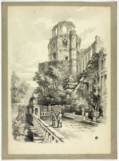 Zámek Heidelberg od Samuel Prout