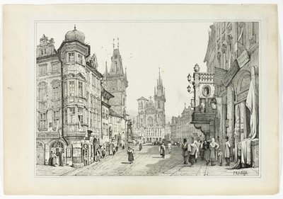 Praha od Samuel Prout