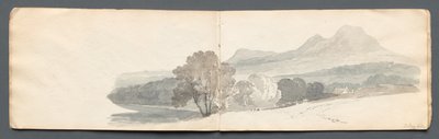 Náčrtník: Eildon Hills od Samuel Prout