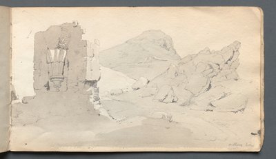 Náčrtník: Ruin, 1814. od Samuel Prout