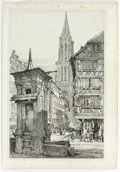 Štrasburk od Samuel Prout