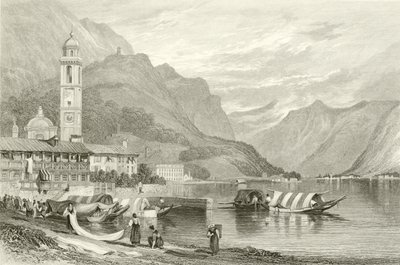 Jezero Como, Itálie od Samuel Prout