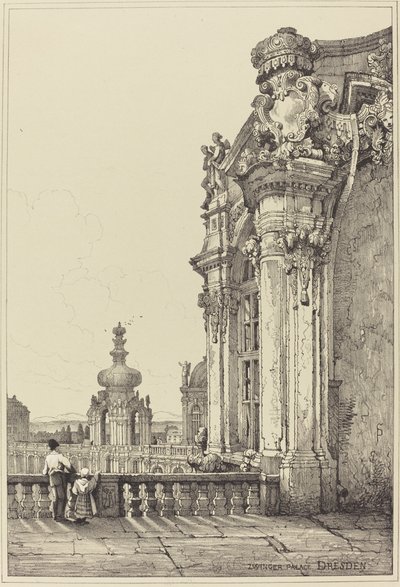 Palác Zwinger, Drážďany od Samuel Prout