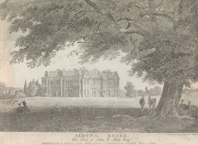 Albyns, Essex, Sídlo Johna R. Abdyho, Esquire (vyd. L. Asperne); strana 7 (svazek jedna) od Samuel Rawle
