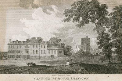 Dům a věž Canonbury od Samuel Rawle
