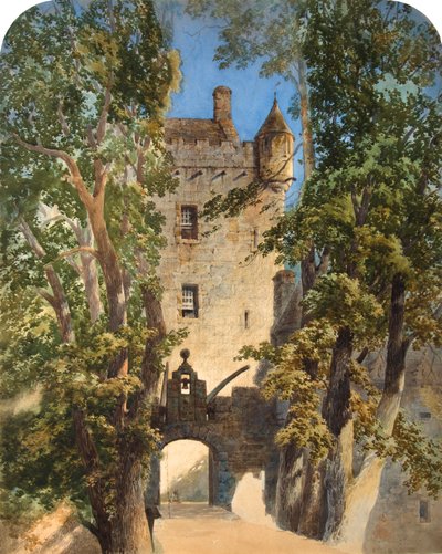 Hrad Cawdor (akvarel) od Samuel Read