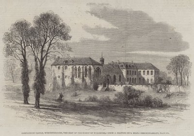 Hrad Hartlebury, Worcestershire, sídlo biskupa z Worcesteru od Samuel Read