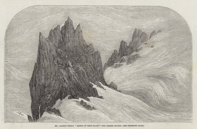 Výstup pana Alberta Smithe na Mont Blanc, Grands Mulets od Samuel Read