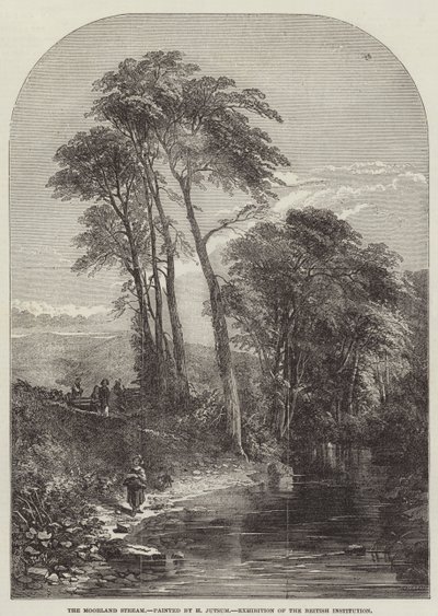 Moorland Stream, výstava britské instituce od Samuel Read