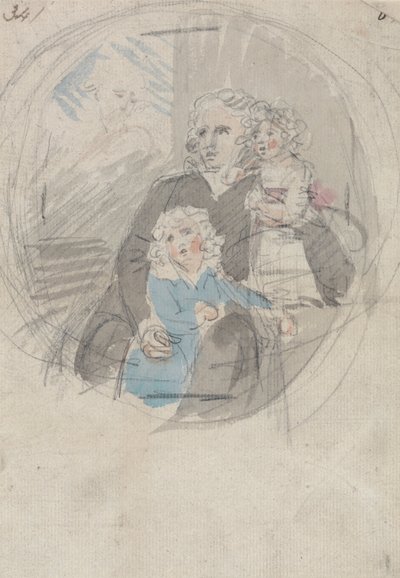 Studie pro portrétní skupinu od Samuel Shelley