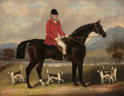 John Dawson Duckett on Lad, 1856 od Samuel Spode