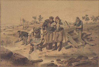 Rýžování zlata od Samuel Thomas Gill
