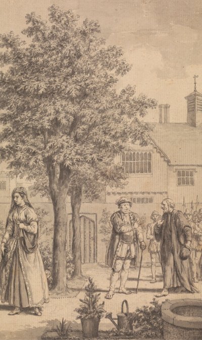 Catherine Parr, Jindřich VIII a biskup Gardner od Samuel Wale