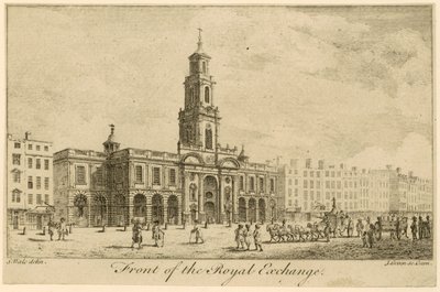 Před Royal Exchange, Londýn od Samuel Wale