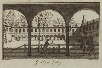 Gresham College v Londýně od Samuel Wale