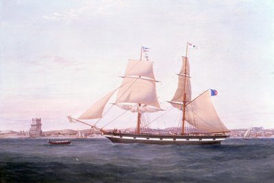 Maria Helena u Lisabonu s Belémskou věží za přídí od Samuel Walters