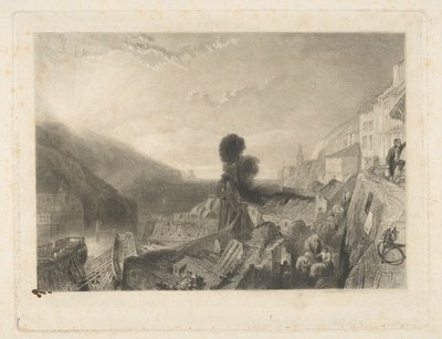 Dartmouth, na řece Dart od Samuel William Reynolds