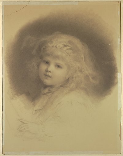 Portrét mladé dívky od Samuel Worcester Rowse